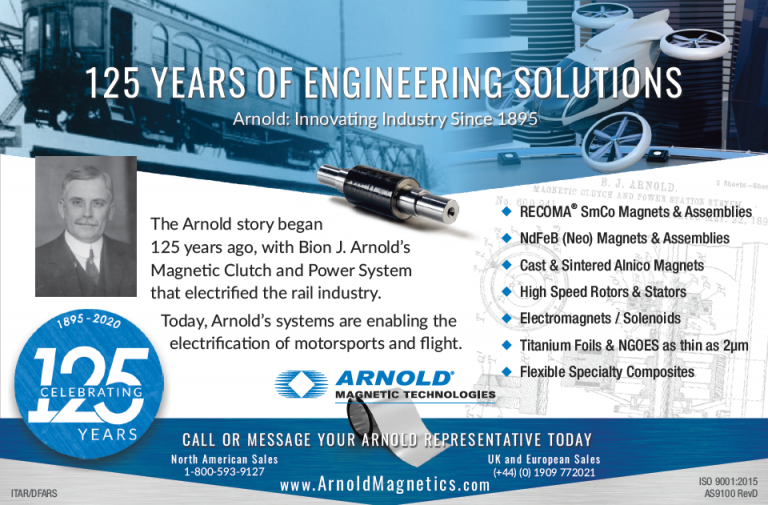 125 Years of Engineering Solutions | Arnold Magnetic Technologies