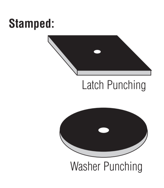 stamped